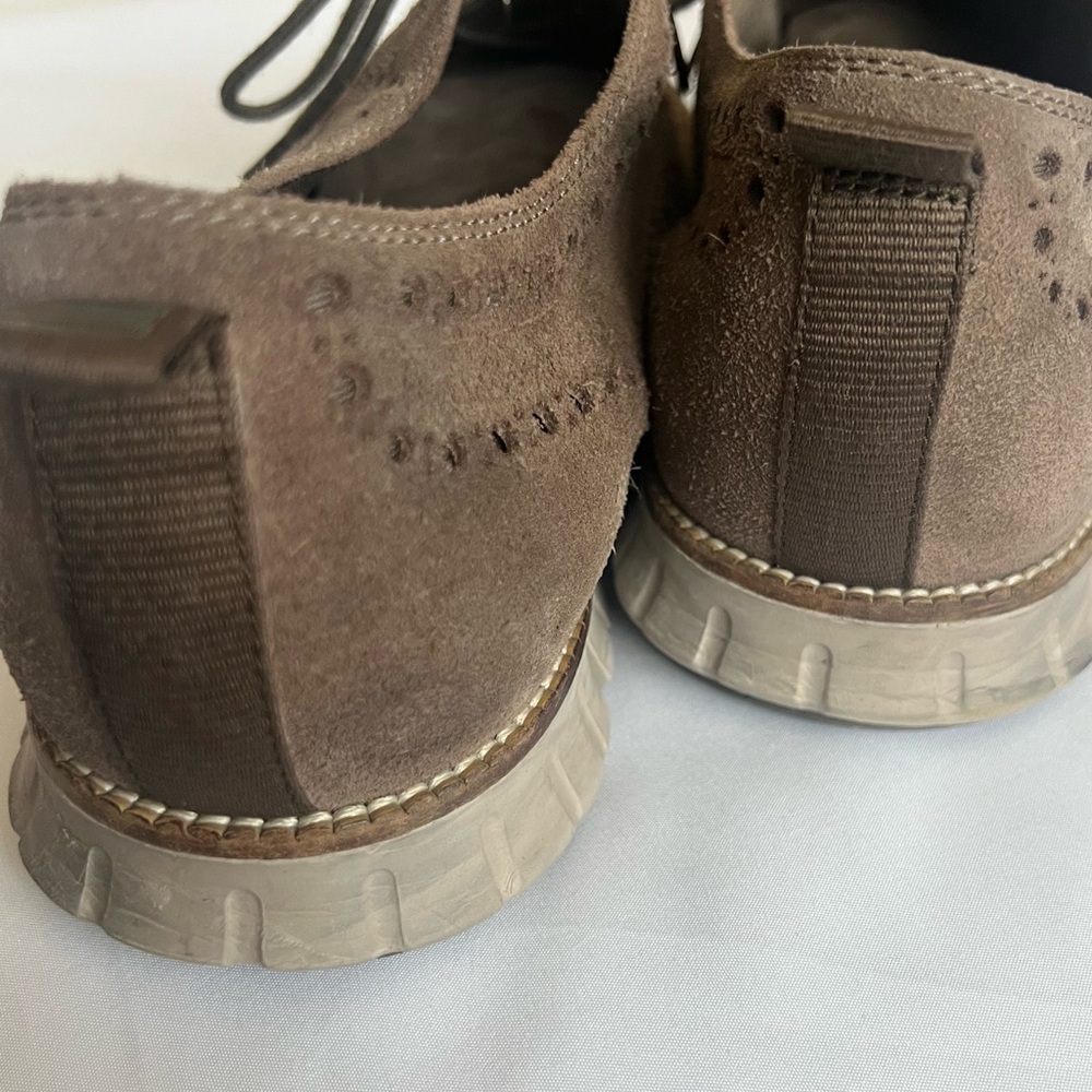 Men's Cole Haan suede casual oxford shoes - Picture 5 of 7